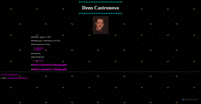 Security scan screenshot of http://www2u.biglobe.ne.jp/~perry/page/journey/members/castronovo/index_e.html