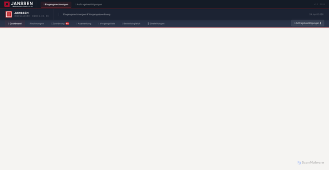 Security scan screenshot of https://rechnungs-erfassungstool.pages.dev/