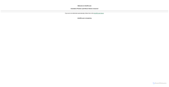 Security scan screenshot of https://www.aulro.com