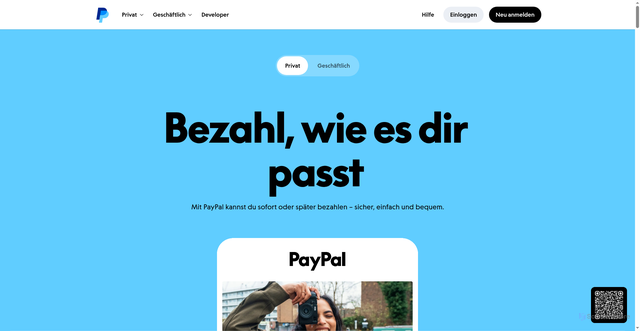 Security scan screenshot of http://paypal-support.info
