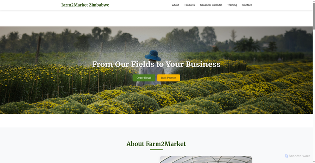 Security scan screenshot of https://farm2marketzimbabwe-5jwfdunx2c.edgeone.app/