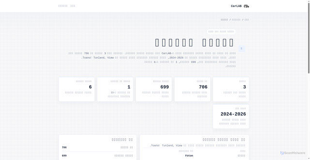 Security scan screenshot of https://carlab.co.il/maker/foton/