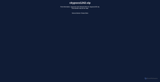 Security scan screenshot of https://ckypsxs1242.vip/