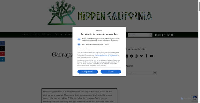 Security scan screenshot of https://hiddenca.com/garrapata-state-park/