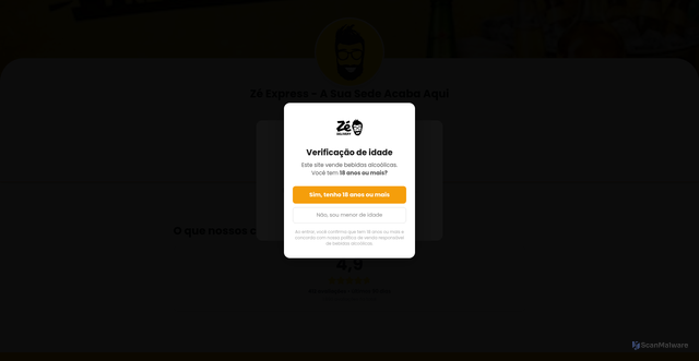 Security scan screenshot of https://abertoexpres.vercel.app/