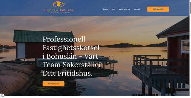 Security scan screenshot of https://hustillsyn-bohuslan.se