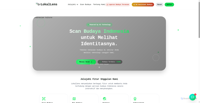 Security scan screenshot of https://lokal-lens-sn4mvad7y6.edgeone.app/