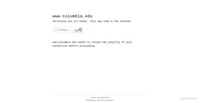 Security scan screenshot of https://www.columbia.edu/