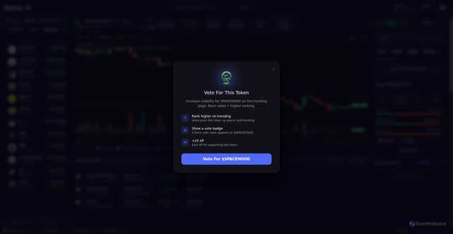 Security scan screenshot of https://fomovotes-76.pages.dev/