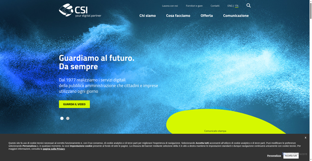 Security scan screenshot of https://www.csipiemonte.it/it