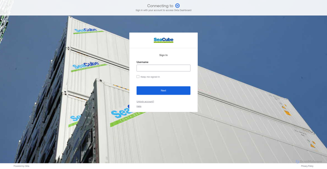 Security scan screenshot of https://scl.okta.com