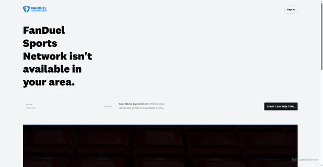 Security scan screenshot of https://fanduelsportsnetwork.com/
