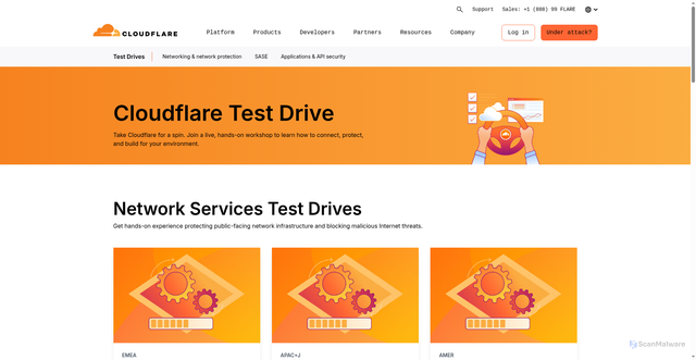 Security scan screenshot of https://gkqc1klnlb4f3wav6mwh.lol/resource-hub/test-drive/