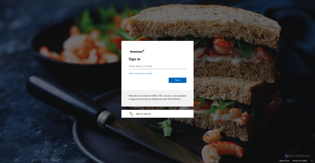 Security scan screenshot of https://thegreencoreway.com