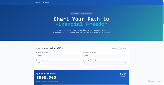 Security scan screenshot of https://ffjourney.com/