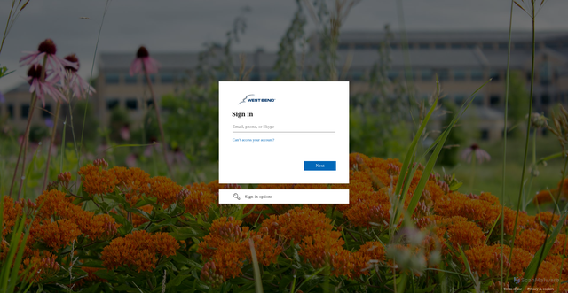 Security scan screenshot of https://wbmi-my.sharepoint.com