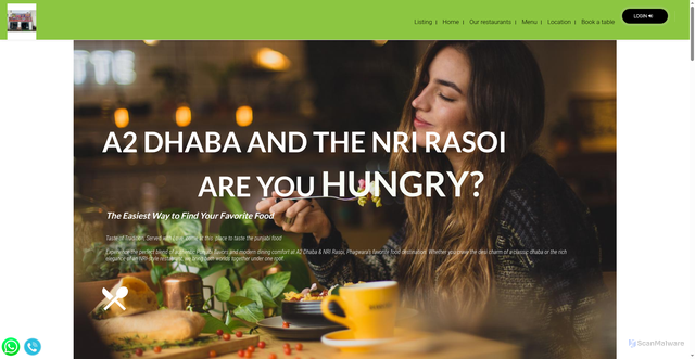 Security scan screenshot of http://a2dhabaandnrirasoi.com/