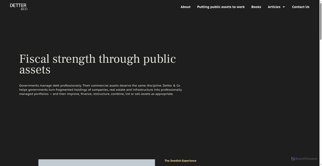 Security scan screenshot of https://publicwealth.se