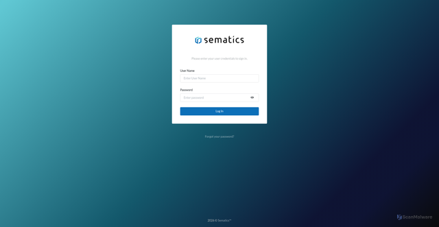 Security scan screenshot of https://sematics.io