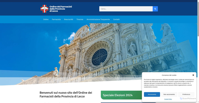Security scan screenshot of https://www.fofi.it/ordinele/