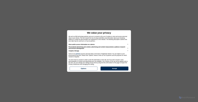 Security scan screenshot of https://looperman.com