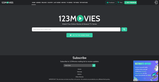 Security scan screenshot of https://new-123movies.live
