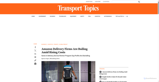 Security scan screenshot of https://www.ttnews.com/articles/amazon-delivery-firms-bail