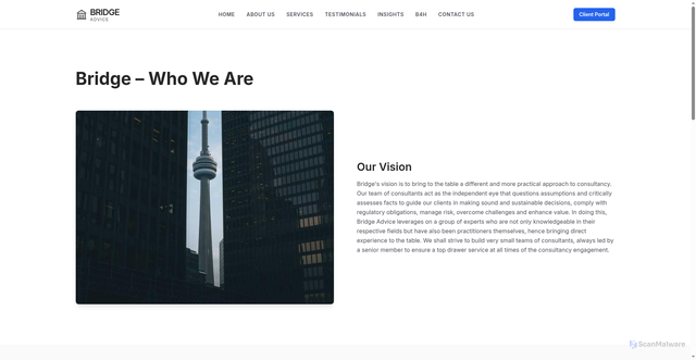 Security scan screenshot of https://bridge01-5j9fos4qzq.edgeone.app/Bridge01.html
