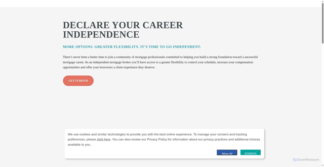 Security scan screenshot of https://www.beamortgagebroker.com/