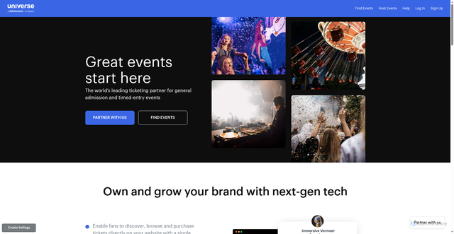 Security scan screenshot of https://universe.com