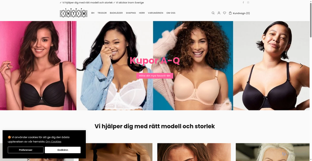 Security scan screenshot of https://shopintim.se