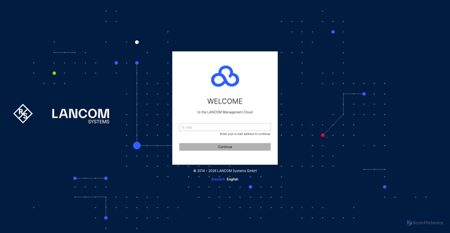 Security scan screenshot of https://cloud.lancom.de