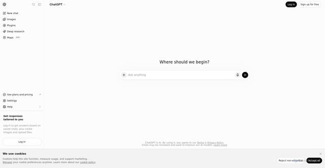 Security scan screenshot of https://chat.openai.com/login
