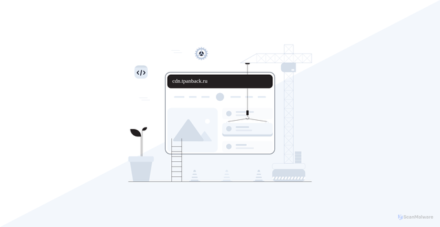 Security scan screenshot of https://cdn.tpanback.ru