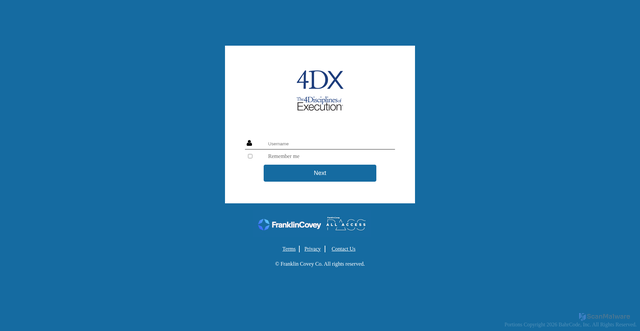 Security scan screenshot of https://www.4dxos.com