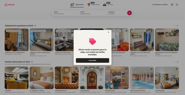 Security scan screenshot of https://www.airbnb.com.ni