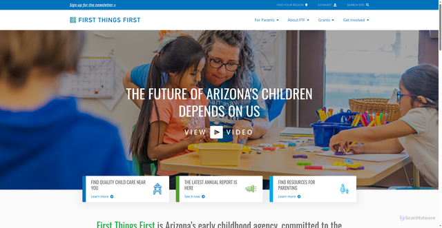 Security scan screenshot of https://www.firstthingsfirst.org/