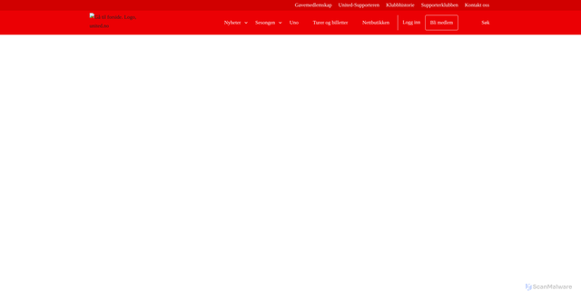 Security scan screenshot of https://unitedsupporteren.no
