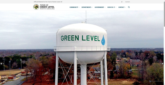 Security scan screenshot of https://greenlevelnc.gov/