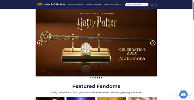 Security scan screenshot of https://www.noblecollection.com