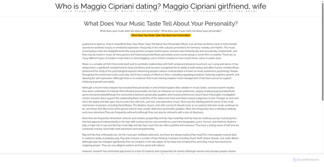 Security scan screenshot of https://chimaeramsitus-5jur9scvug.edgeone.app/11788-what-does-your-music-taste-tell-about-your-personality.html