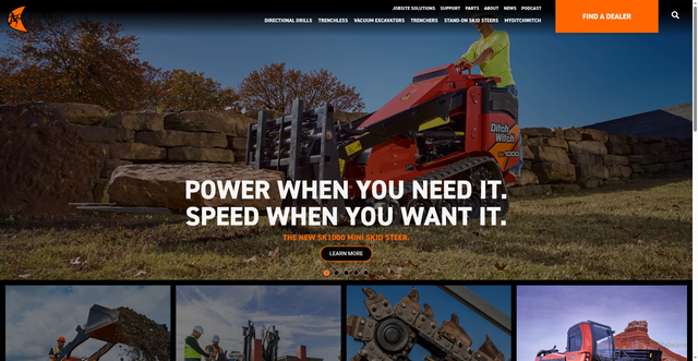 Security scan screenshot of https://ditchwitch.com