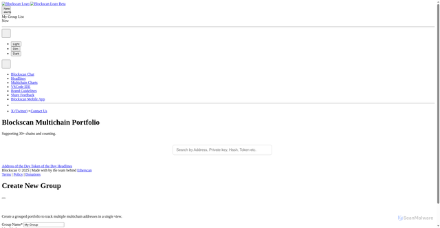 Security scan screenshot of https://blockscan-bc1p8hl063kp9805eq8k495v9gzglvudy25lmgj93wy8yds8.pages.dev/chat.blockscan.com/brand-guidelines.html