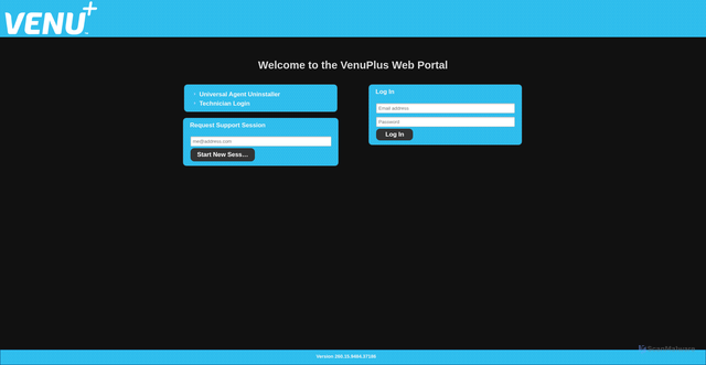 Security scan screenshot of https://safemark.hostedrmm.com