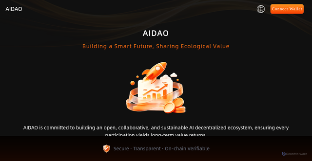 Security scan screenshot of http://aidaoexchange.com/