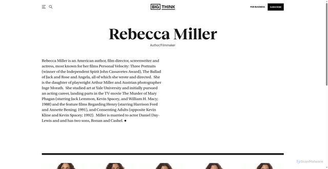 Security scan screenshot of https://bigthink.com/people/rebeccamiller/