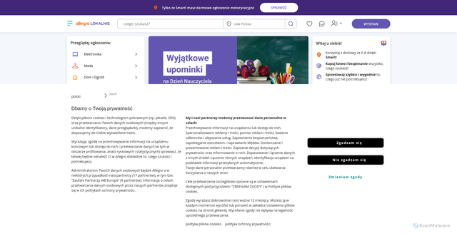 Security scan screenshot of https://allegro.platnosci840239.sbs