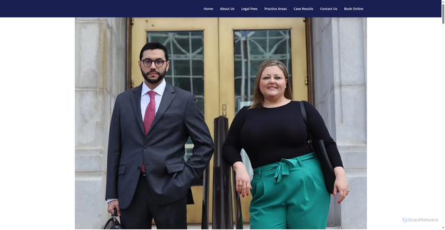 Security scan screenshot of https://www.atlantacriminaldefenseteam.com/