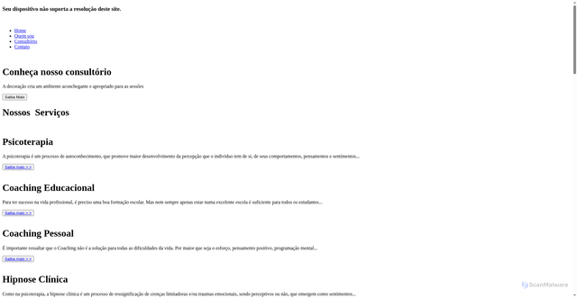 Security scan screenshot of https://consultorio-freela.pages.dev/pagina-carencia/pagina-atendimento-online/pagina-atendimento-online.html