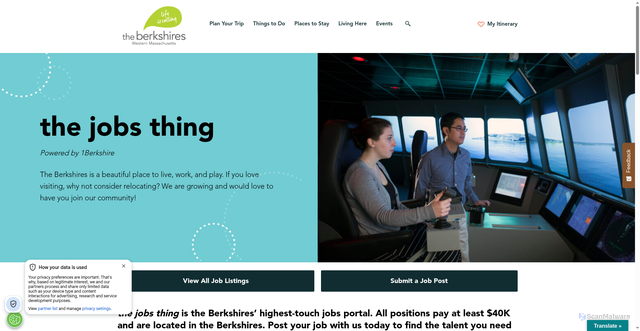 Security scan screenshot of https://berkshires.org/living-here/the-jobs-thing/